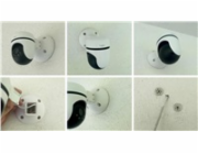 TP-LINK držák pro kamery Tapo C500/C510W/C520WS/C530WS pro montáž na vruty do polystyrenu, bílý s krytkou kabelů (1ks)