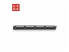 LYNX 19" patch panel  24-port, UTP Cat6, 50µ, nestíněný, ...