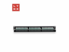 LYNX 19" patch panel  48-port, UTP Cat5e, 50µ, nestíněný,...