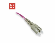 LYNX duplexní patch kabel MM, OM4, SC/SC, 50/125µm, 1m