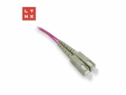 LYNX duplexní patch kabel MM, OM4, SC/SC, 50/125µm, 0,5m