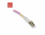 LYNX duplexní patch kabel MM, OM4, LC/LC, 50/125µm, 15m