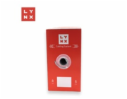 LYNX UTP kabel, Cat6, LSOH, celoměděný, vnitřní, šedý, box 305m