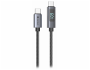 Swissten LCD kabel USB-C / USB-C 1m