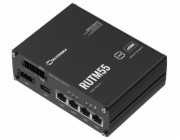 Teltonika RUTM55 průmyslový router, dual SIM + eSIM, 5G, 4x LAN,  serial RS232/485, WiFi 5