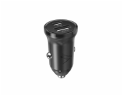 iPEAX AUTONABÍJEČKA CL-03, PD, 20W, USB-C + USB-A ČERNÁ