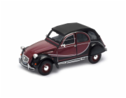 Welly Citroen 2CV 6 Charleston 1:24 černá burgund