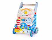 Bigjigs Toys Dřevěné aktivní chodítko moře - sleva