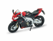 Welly Motocykl Aprilia RSV4 Factory 1:18 červený