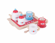 Bigjigs Toys Čajový servis s puntíky poškozený obal