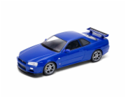 Welly Nissan Skyline GT-R -  modré 1:24