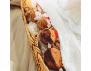 Doudou Jolijou Panenka Léna 16 cm žlutá