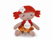 Doudou Jolijou Panenka Lola 16 cm červená