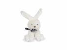 Doudou Plyšový králíček s šátkem 12 cm tmavě modrá s kyti...