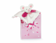 Doudou Plyšová mini hračka muchláček 20 cm myš