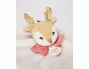 Doudou Plyšová mini hračka muchláček 20 cm srnka