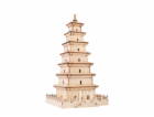 Woodcraft Dřevěné 3D puzzle Velká pagoda divoké husy