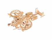 Woodcraft Dřevěné 3D puzzle RDA bitevní vrtulník