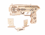 Woodcraft Dřevěné 3D puzzle Zbraň na gumičky Dragon Chaser
