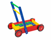 Tidlo Vozíček s ABC kostkami 