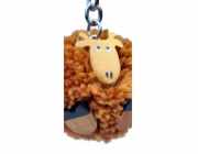 2Kids Toys Dřevěná klíčenka pompon Žirafa