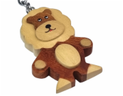 2Kids Toys Dřevěná klíčenka Lev stojící
