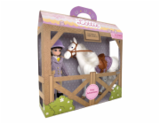 Lottie Panenka jezdkyně s koněm