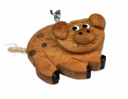 2Kids Toys Dřevěná klíčenka velká Prase