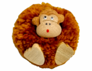 2Kids Toys Dřevěná magnetka velká pompon Opice