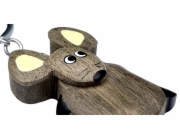 2Kids Toys Dřevěná klíčenka velká Myš
