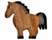 2Kids Toys Dřevěná magnetka velká Kůň