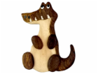 2Kids Toys Dřevěná magnetka velká Krokodýl