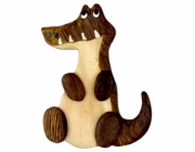 2Kids Toys Dřevěná magnetka velká Krokodýl