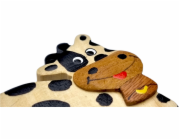 2Kids Toys Dřevěná magnetka velká Kráva