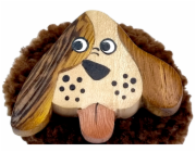 2Kids Toys Dřevěná magnetka velká pompon Pes