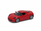 Welly Alfa 4C 1:34 červená