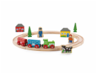 Bigjigs Rail Moje první vláčkodráha 19 dílů