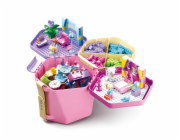 Sluban Bucket Bricks M38-B0830 Kbelík s kostkami růžový 