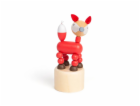 Bigjigs Toys Dřevěná mačkací zvířátka Safari Liška