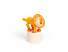 Bigjigs Toys Dřevěná mačkací zvířátka Safari Lev