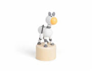 Bigjigs Toys Dřevěná mačkací zvířátka Safari Zebra