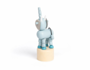 Bigjigs Toys Dřevěná mačkací zvířátka Safari Slon