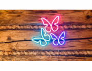2Kids Toys LED NEON LIGHT lampička Motýli