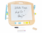 2Kids Toys Magnetická tabule oboustranná stolní