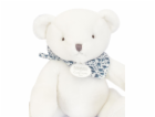 Doudou Plyšový medvídek bílý 25 cm
