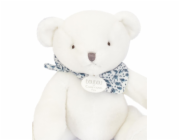 Doudou Plyšový medvídek bílý 25 cm