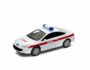 Welly Peugeot Coupe 407 NOTARZT 1:34 bílé