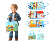 2Kids Toys Senzorická busy kniha Dinosauři 3