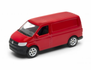 Welly Volkswagen Transporter T6 Van 1:34 červená