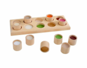 small foot Dřevěná senzorická deska Pexeso pro ruce